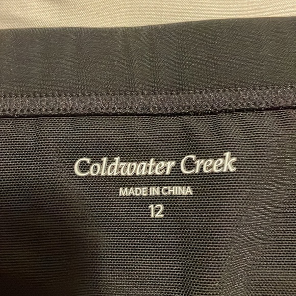 Women’s size 12 black Coldwater creek bikini bottom - Picture 4 of 9